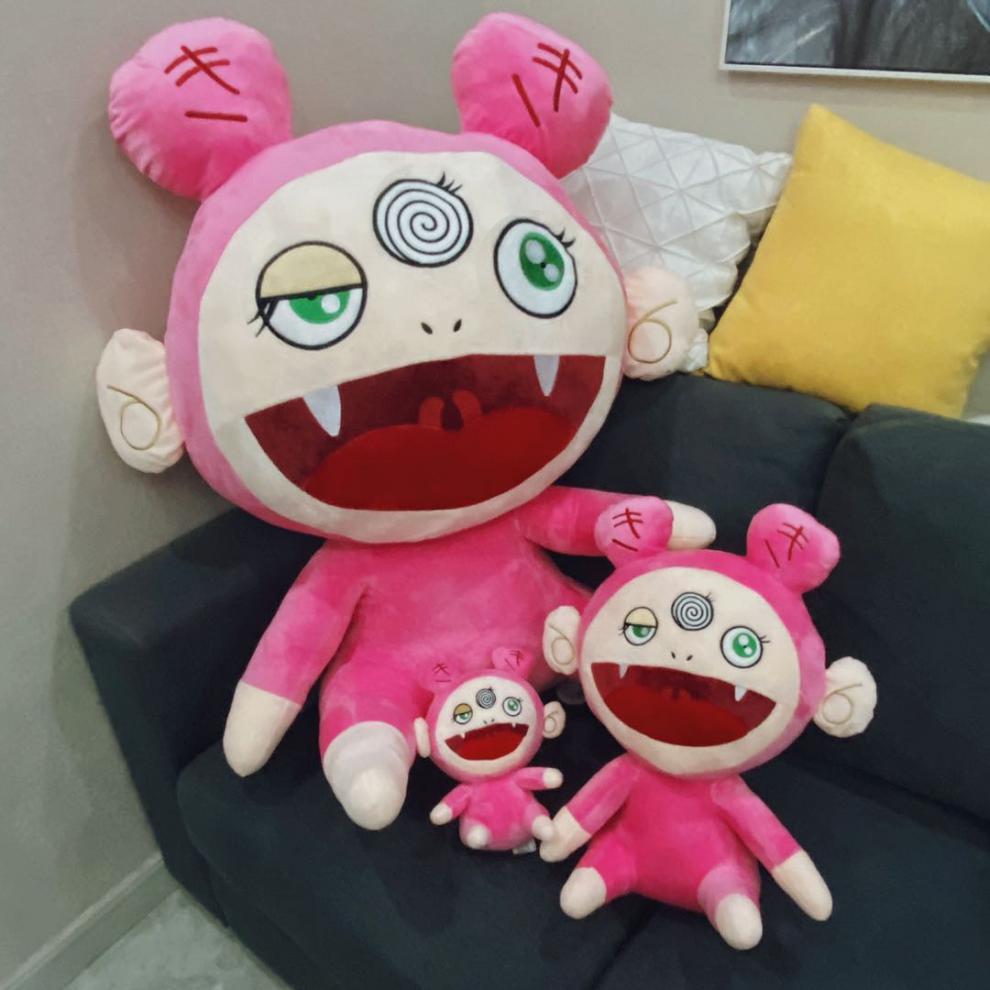 个性潮玩日本村上隆系列公仔玩偶大号1米兔子布娃娃女生