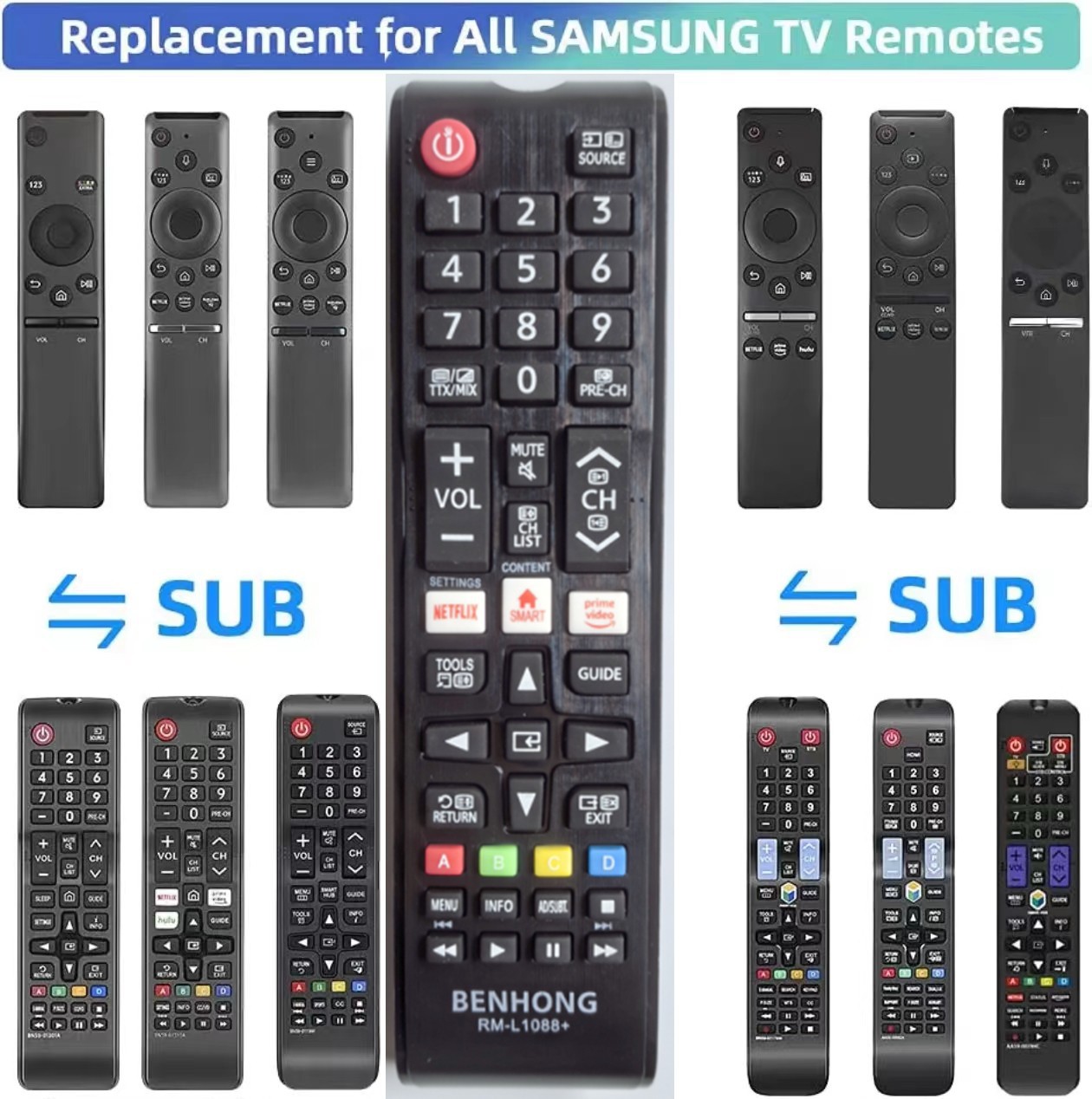 适用于三星电视机遥控器samsung lcd led tv remote control-阿里巴巴