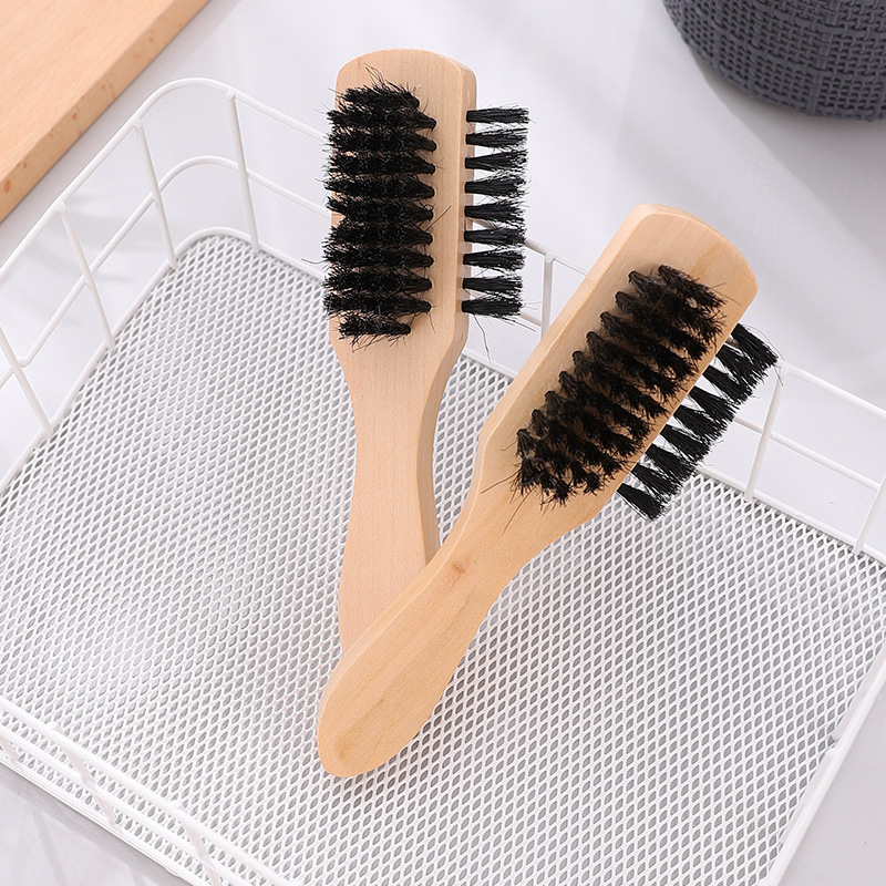 r233长柄鞋油刷木质鞋刷鞋油擦打油刷子毛刷洗衣刷两元店一元批发