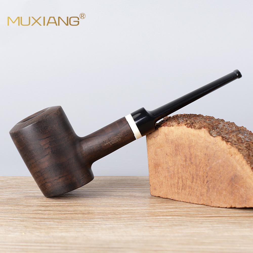 木香可来图做旱烟斗木质烟斗厂家专供手工制作直柄实木烟丝斗烟具