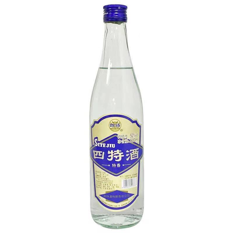 江西四特52度莲四蓝标500ml*1瓶特香型白酒-阿里巴巴