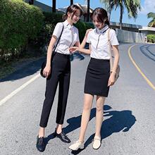 职业女装时尚套装职业套装女夏季新款气质制服前台工装空姐工作服