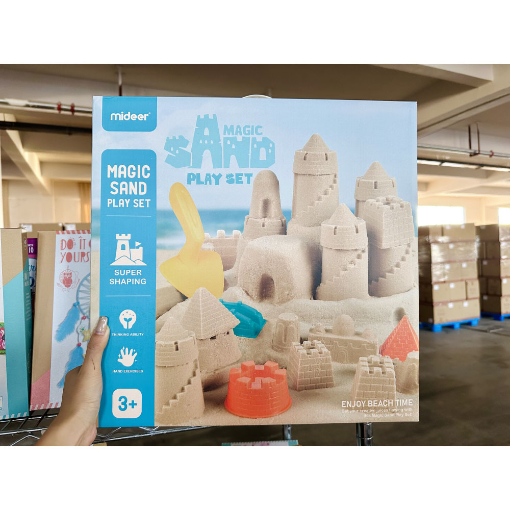 mideer弥鹿聚沙成塔套装儿童沙幼儿魔力百变沙室内玩具