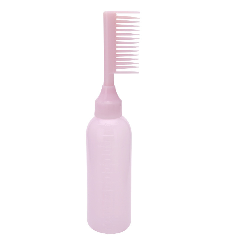 Hair Treatment Oil Bottle with Comb