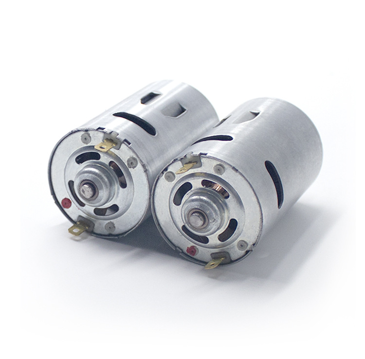775筋膜枪微型电机12v震动马达风扇电机割草电磨直流电机双滚珠