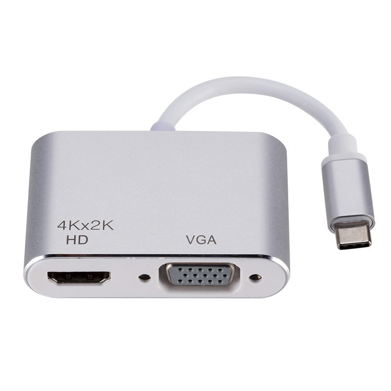type-转hdmi vga 笔记本电脑扩展器手机投屏双显示 4