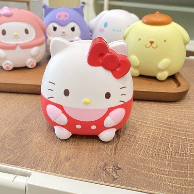 Best-Seller on Douyin Sanrio Stress Relief Squeezing Toy Squishy Toys Decompression Doll Desktop Small Gift