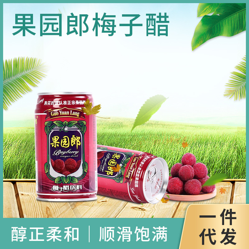 新品果园郎梅子醋饮品果蔬汁果汁饮料适宜各人群可一件批发