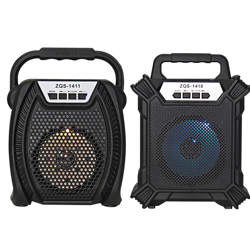 厂家直销4寸zqs-1410/1411户外便携式蓝牙音箱