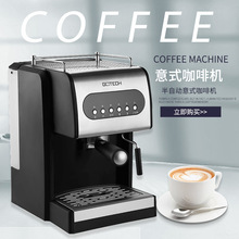意式咖啡机双头半自动15bar外贸现货批发家用手动奶泡机CM-6626ME
