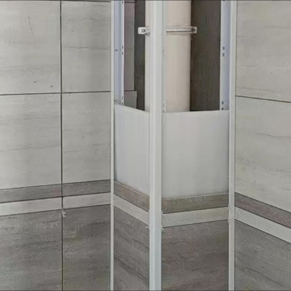 包下水管瓷砖支架卫生间厨房阳台管道支架新型包管排污遮挡可拆卸