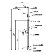 工业用验厂立式冲淋装置实验室用304不锈钢便携式紧急喷淋洗眼器