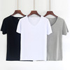 summer man Borneol modal No trace V-neck Elastic force Easy motion Quick drying Short sleeved T-shirt half sleeve