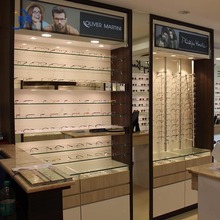 高端木质眼镜展柜制作厂眼镜店展柜设计眼镜柜台