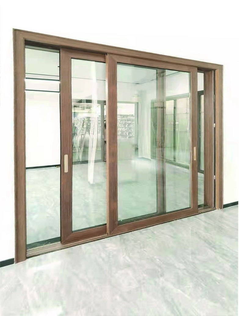 【厂家直销】重型推拉门阳台隔断钛镁铝合金宽边框