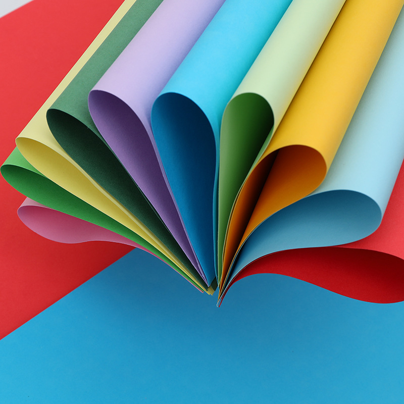 a4卡纸手工彩色彩纸手工纸diy彩卡制作材料儿童手工硬卡纸张