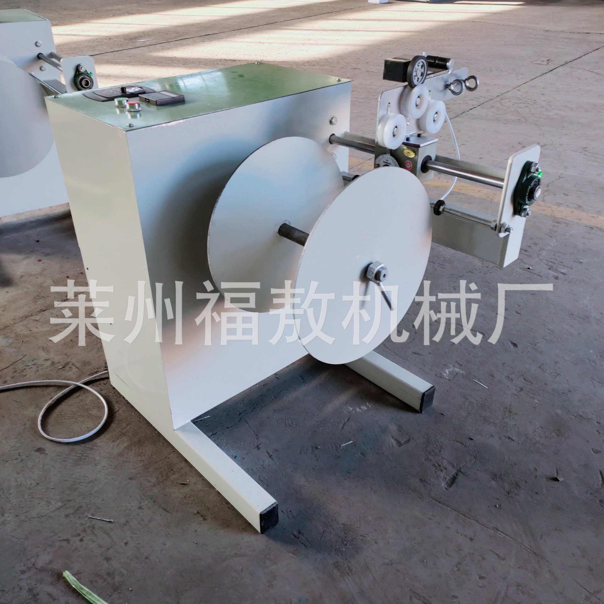 莱州福敖 绕线机复卷机大盘绳分卷机数控自动复绕倒绳并股机