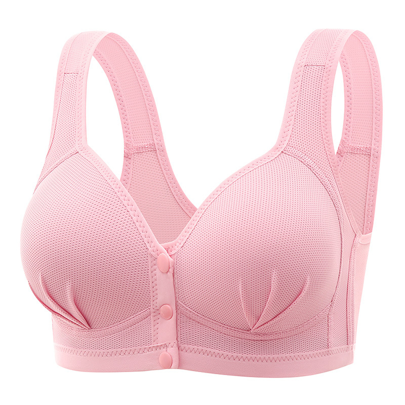 New Large Size without Steel Ring Nursing Mother Beauty Back Thin Underwear Comfortable and Breathable Push up Adjustable Mother Bra