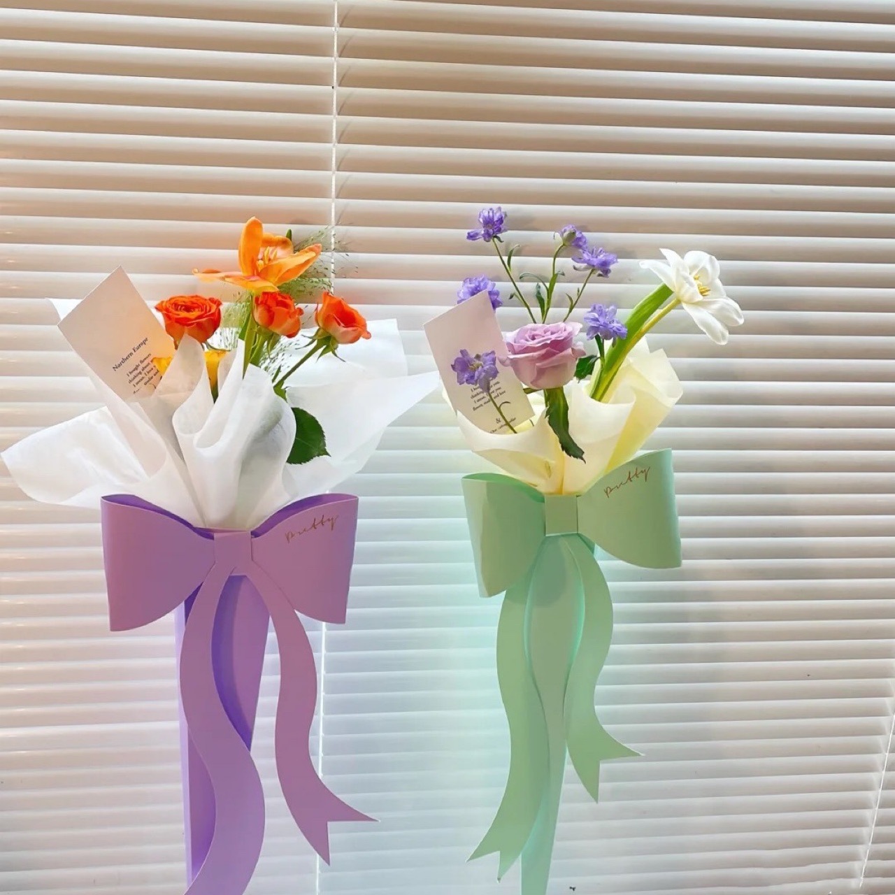 网红仙女棒单支玫瑰折叠花盒包装盒儿童节教师节花艺包装花盒