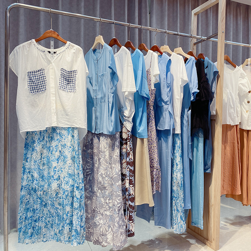 满桑田新款她图2夏装品牌折扣女装尾货清仓品牌清仓处理外贸库存