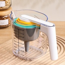 日本家用烘焙量杯量勺套装厨房专用带刻度计量克数匙子调料定量勺