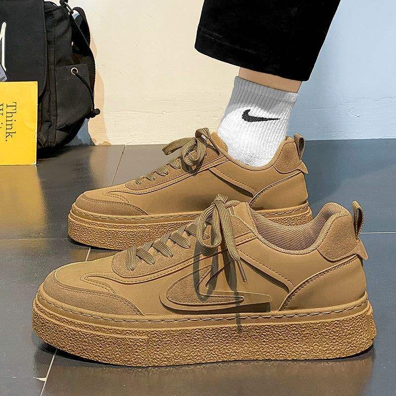 男鞋2025夏季新款软底防滑防水防油厨师后厨黑色板鞋百搭休闲鞋男