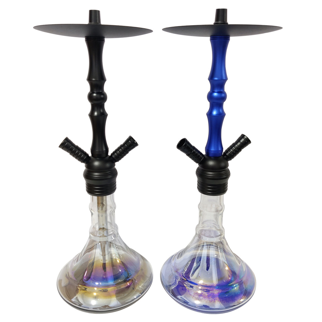 跨境电商 酒吧阿拉伯水烟壶套装 铝合金双管水烟壶hookah-阿里巴巴