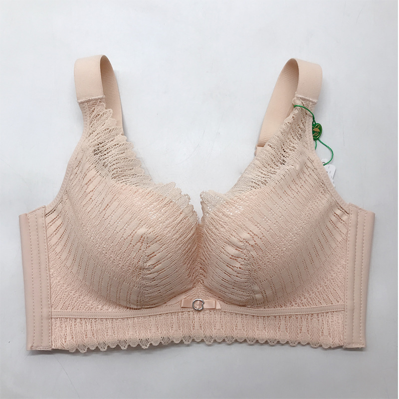 批发夏季新款花雨伞内衣3117 薄款聚拢调整型内衣舒适透气文胸女