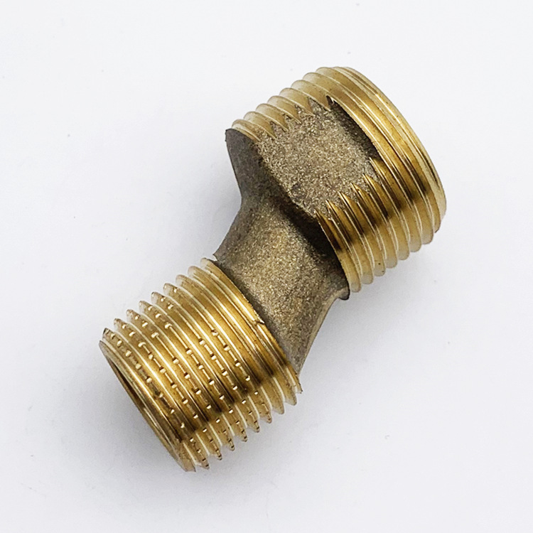 黄铜卫浴水龙头曲角接头s弯角变径偏心接头淋浴花洒拐丝转换接头