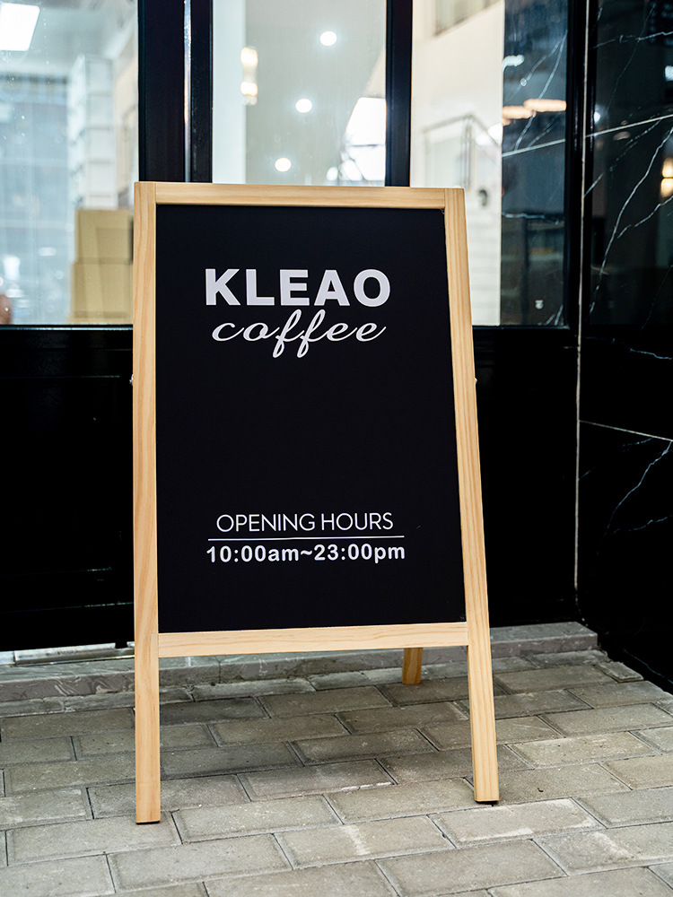 木制防风双面黑板广告牌小黑板店铺宣传板广告板展示牌手写可擦菜