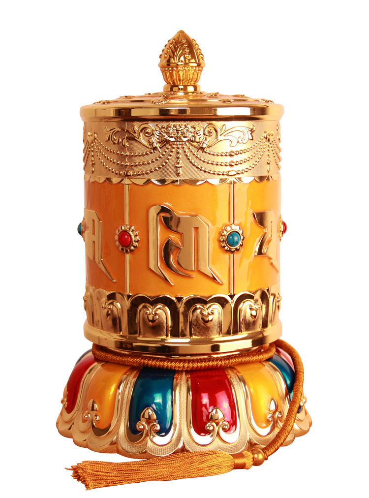 德田转经轮 手拉转经轮 福顺宝 祈福 转运 办公 家居用品