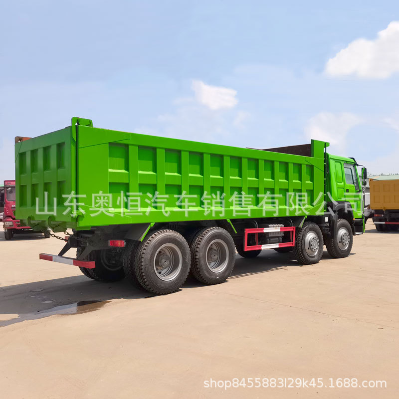 出售二手后八轮泥头车 公路运输渣土车 前四后八 工程倾斜车