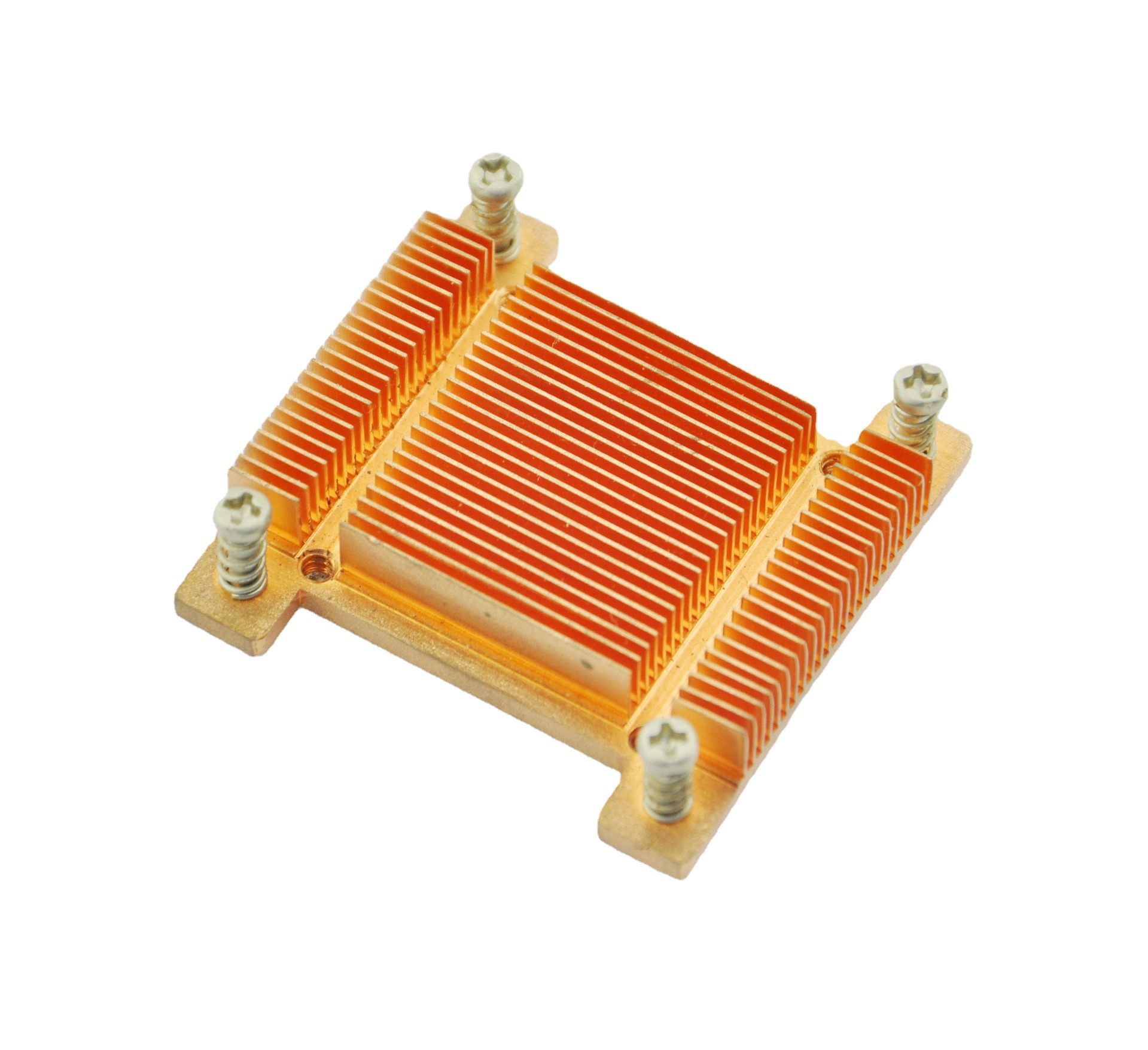 ipc工控机纯铜散热片 50*50*11mm 铜铲齿散热片