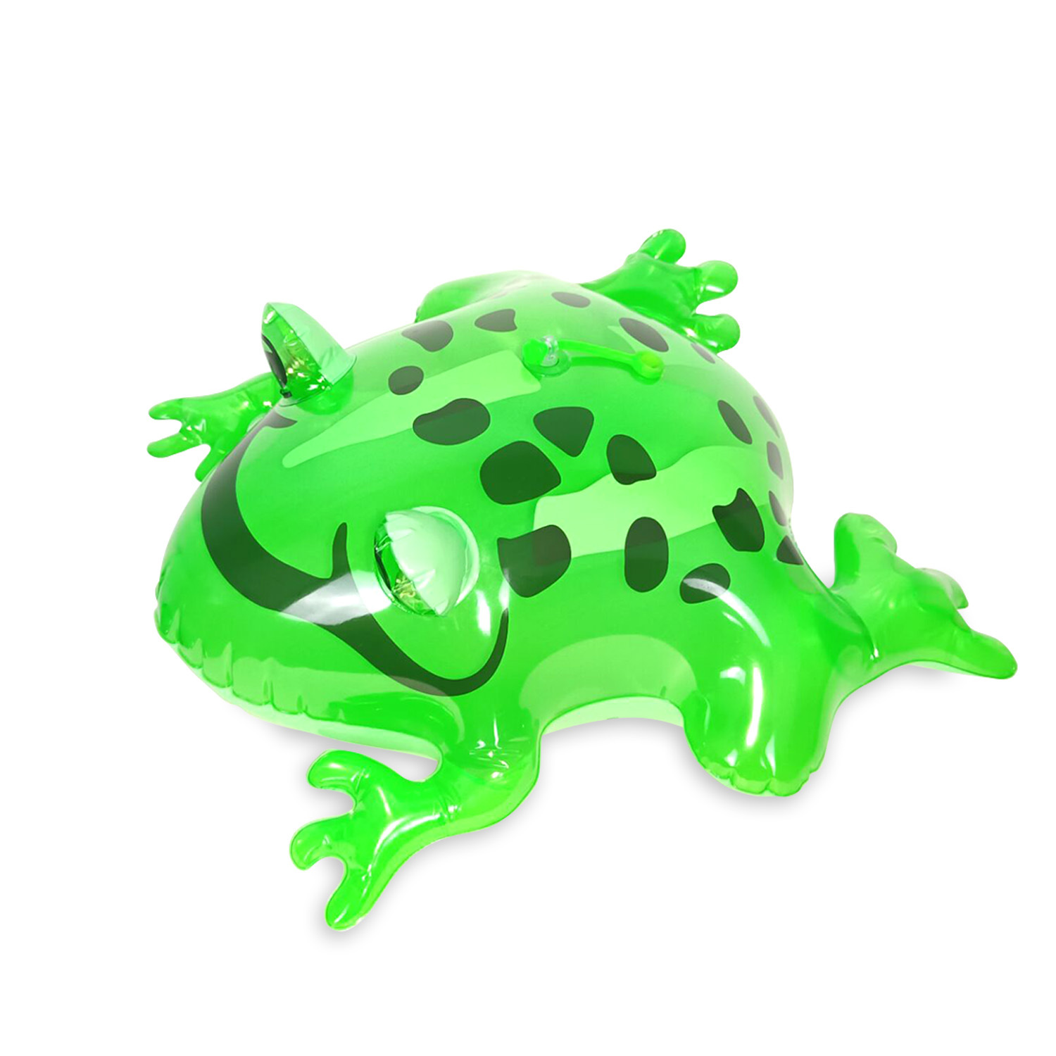 Factory Wholesale Internet Celebrity Inflatable Frog Luminous Balloon Luminous Stall Toys Children Night Market Bounce Elastic String