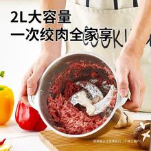 威力绞肉机家用商用打肉馅不锈钢料理机多功能蒜蓉肉泥辣椒粉碎机