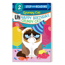 英文原版 Step into Reading 2 - Unhappy Birthday  Grumpy Cat!