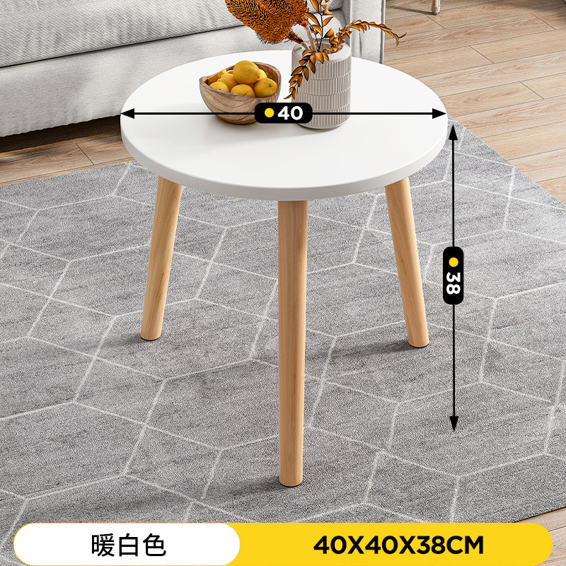 Coffee Table Simple Modern Creative Small Apartment Living Room round Small Table Bedroom and Household Coffee Table Mini Furniture Combination