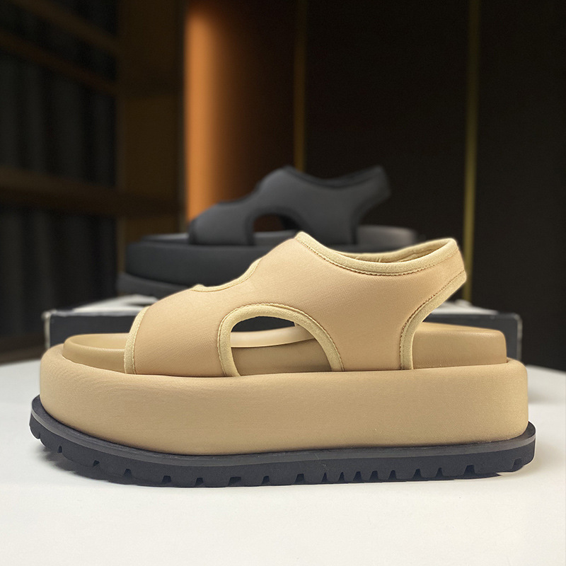 Roman Sandals Women's Ins Fashionable 2023 Summer New Comfort Low-Cut Platform Casual Sandals Fashionable Sports Women's Shoes