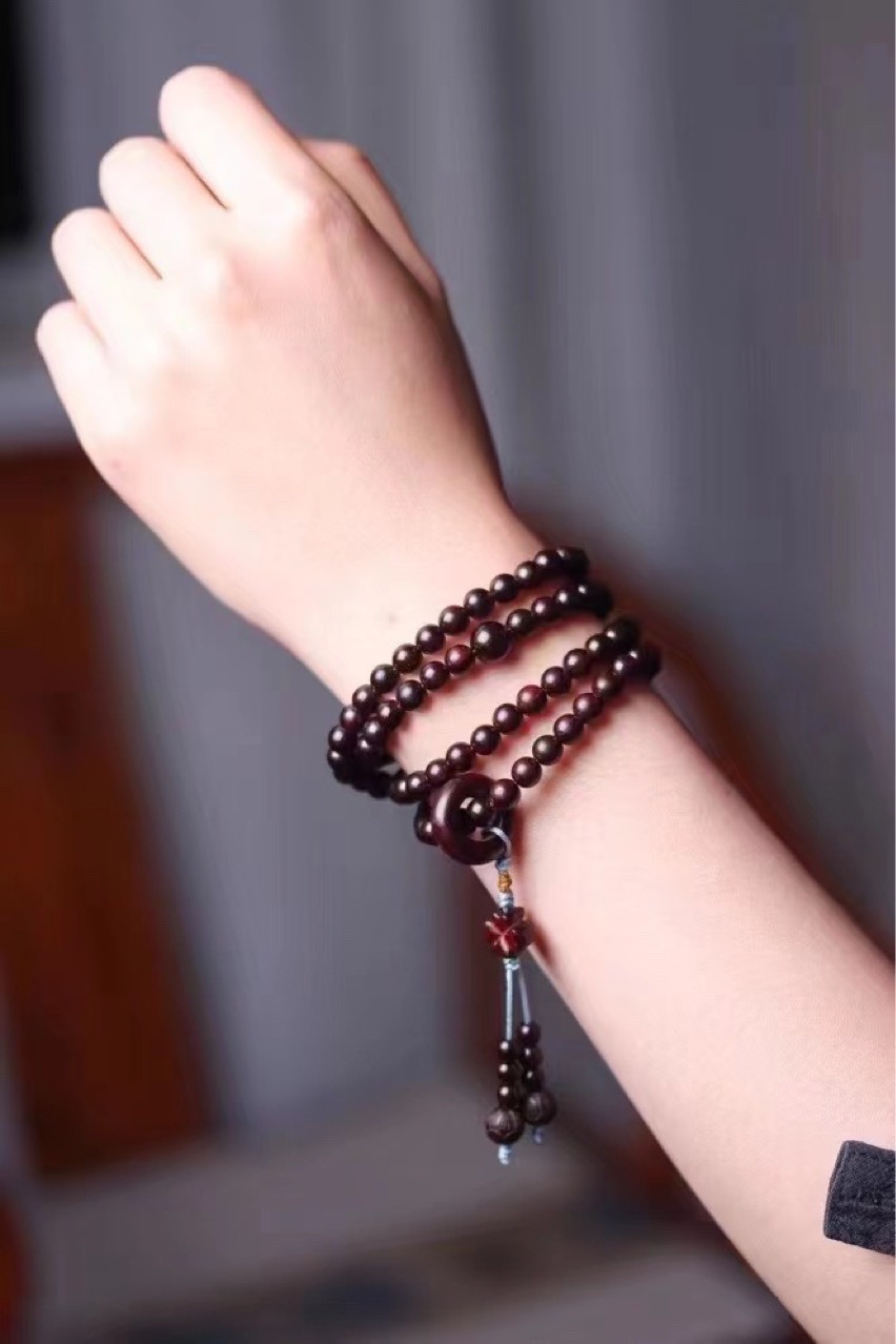 环环相扣四叶草 印度小叶紫檀0.