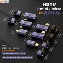 Micro/miniHDTV转接头HDTV转micro转接头单反相机笔记本电脑投影