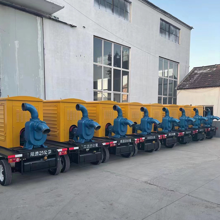 中旺 柴油机抽水泵车 防汛柴油抽水机 移动式柴油水泵