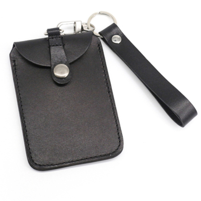 真皮卡套可伸缩挂绳公交卡套挂脖学生饭卡卡套门禁地铁巴士卡套