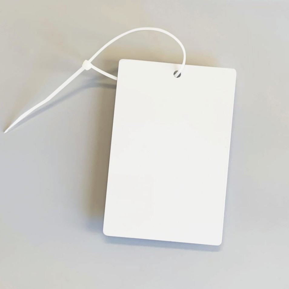 空白标识牌塑料卡片防水吊卡记号挂牌标签室外吊牌含扎带手写加厚