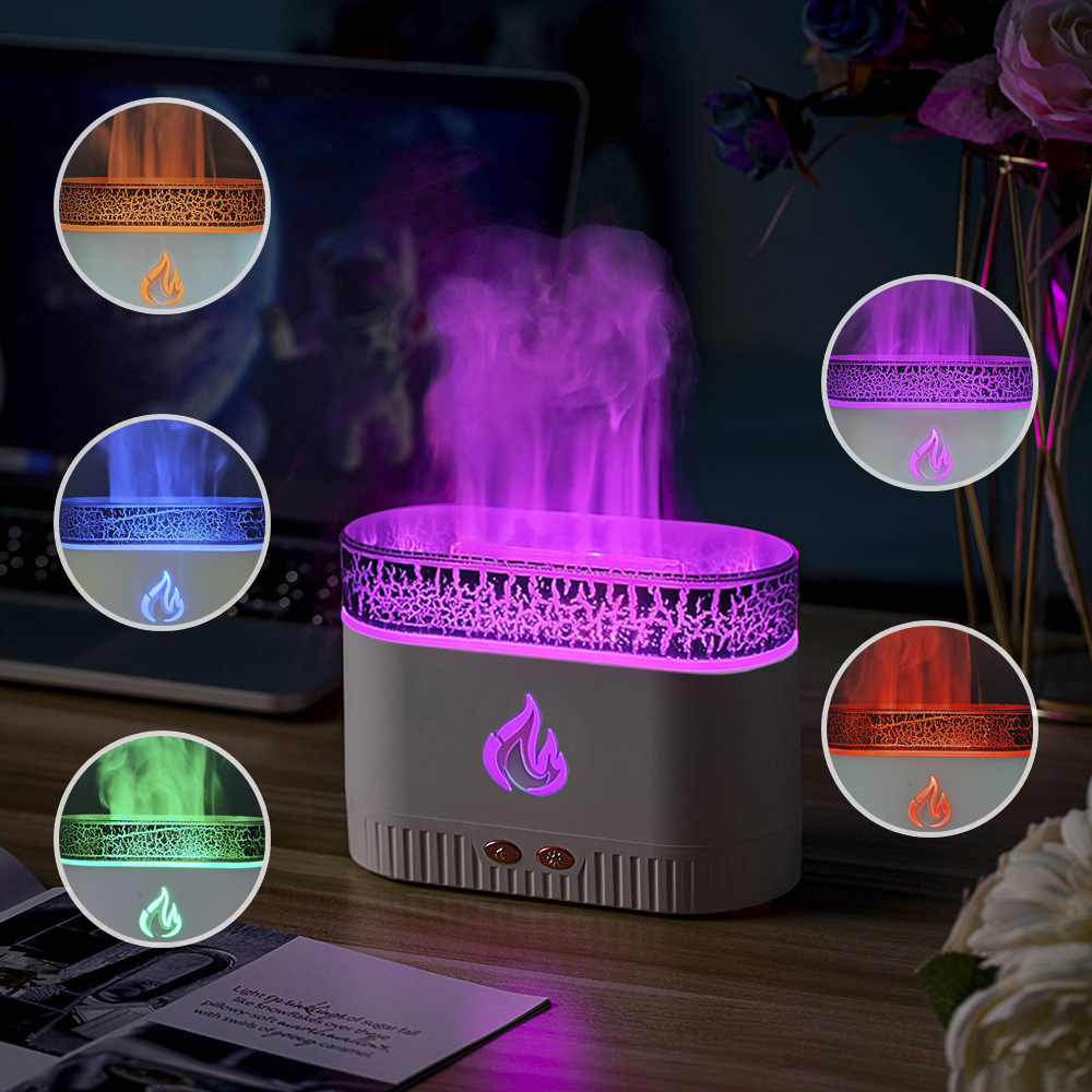 Cross-Border Explosion Simple Fashion Colorful Lava Aromatherapy Machine Humidifier Home Usb Large Mist Automatic Fragrance Machine