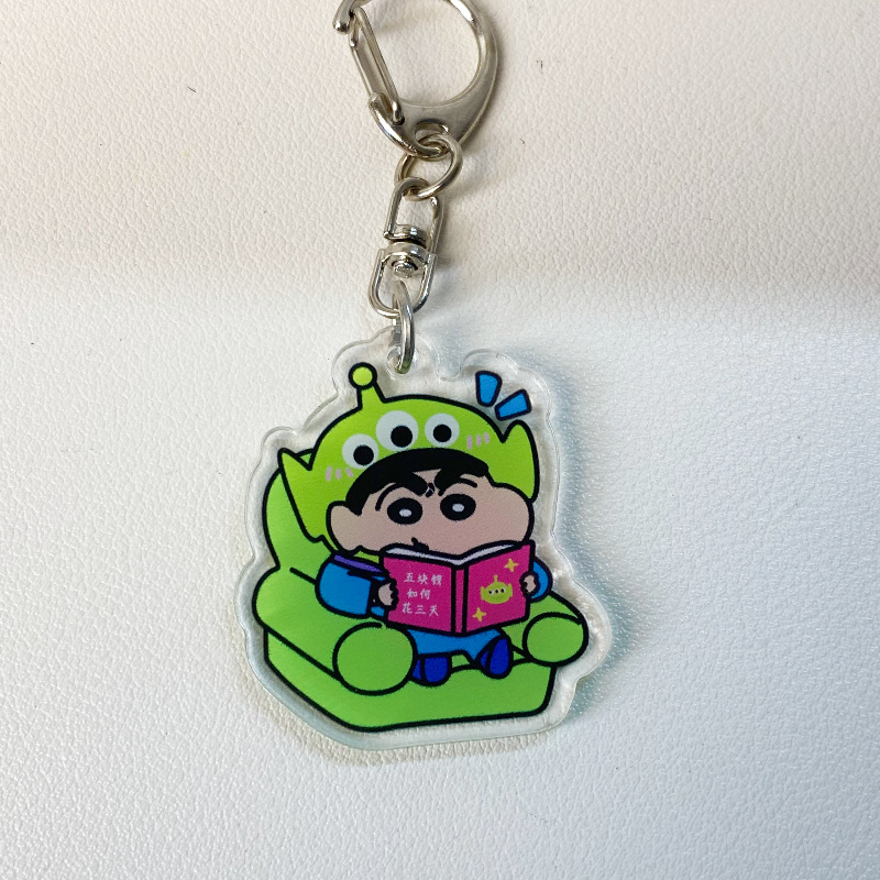 Toy Story Little New Dress-up Dinosaur Little Pacha Cute Cartoon Acrylic Keychain Airrpods Pendant