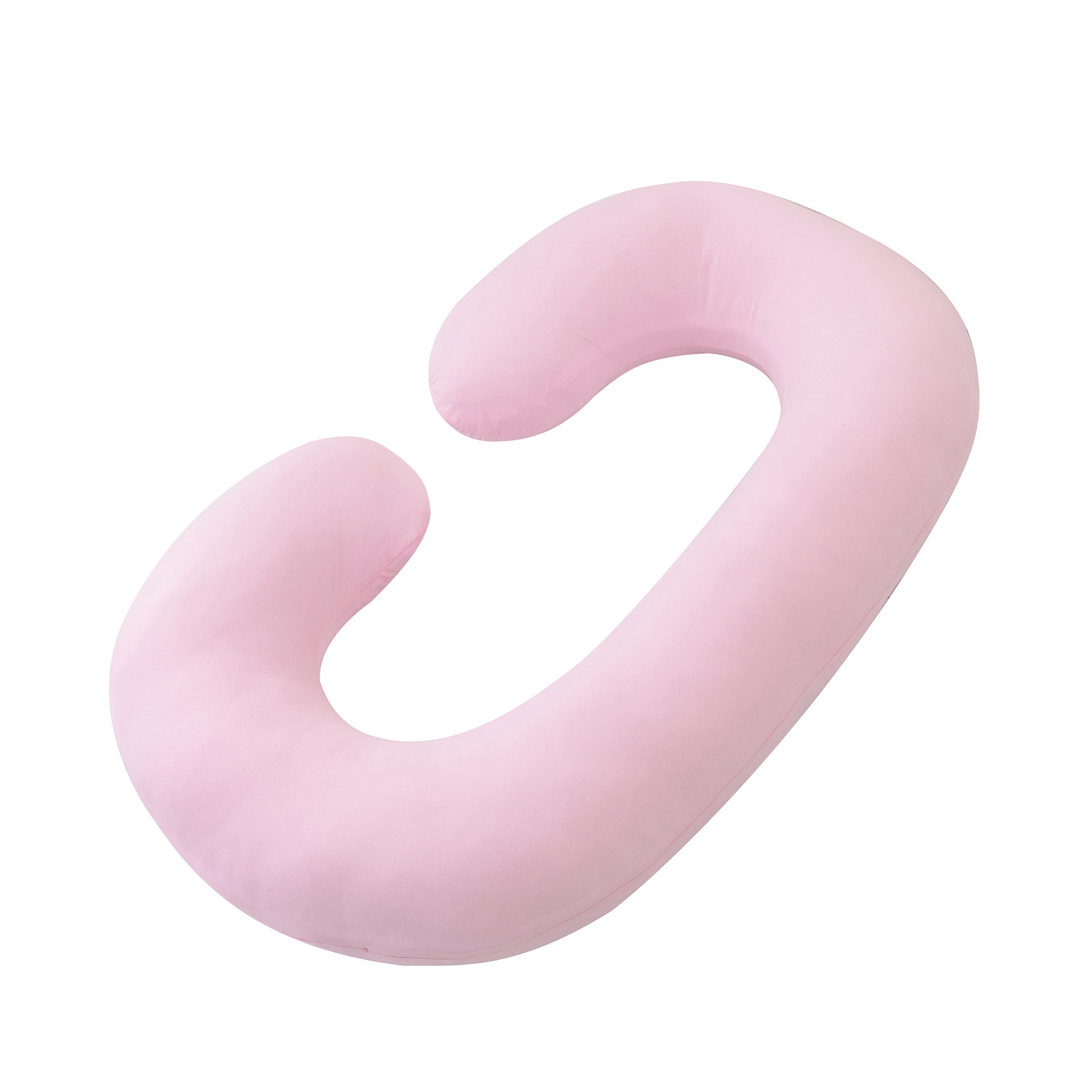 [Customized Processing] Amazon Pink C- Type Cotton Pregnancy Pillow Pregnant Women Pure Cotton Pillows Waist Pillow Sleeping Pillow