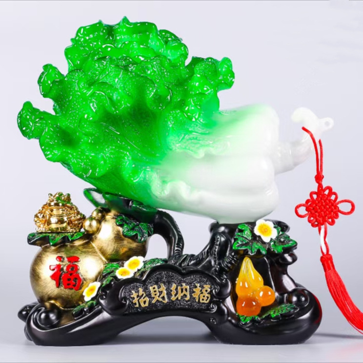 招财纳福 葫芦福禄 百财如意 树脂工艺品摆件 开业礼品家居装饰品