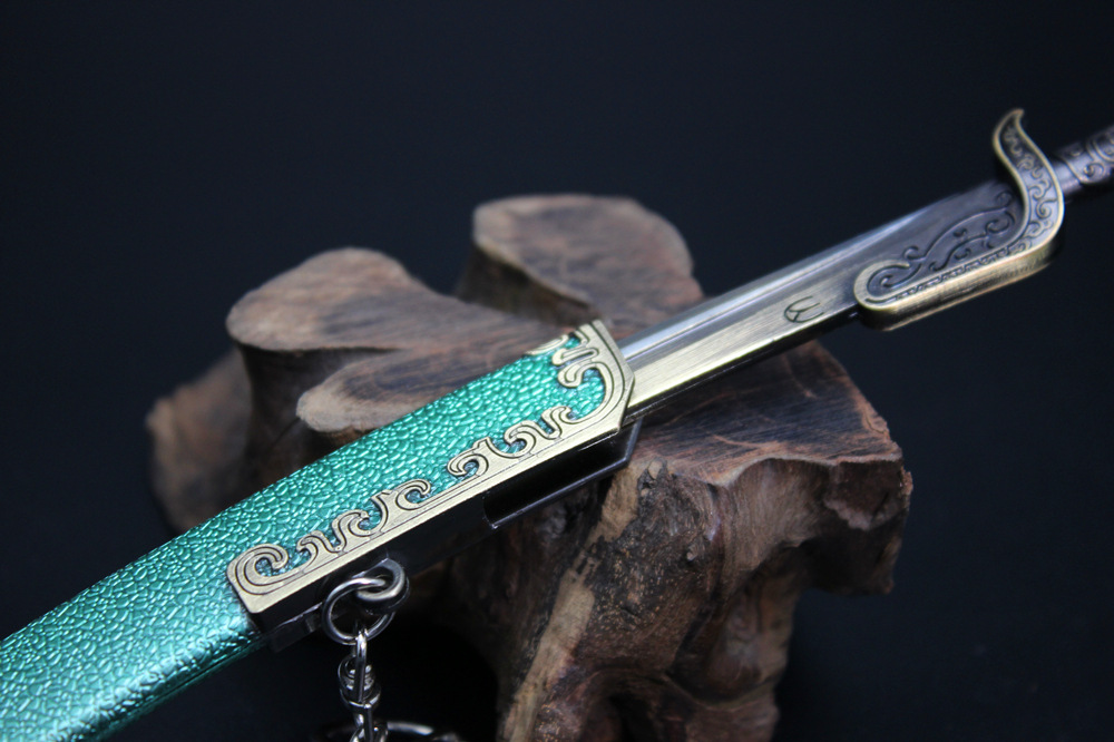 有翡周边兵器 周翡 破雪刀合金模型钥匙扣摆件22cm