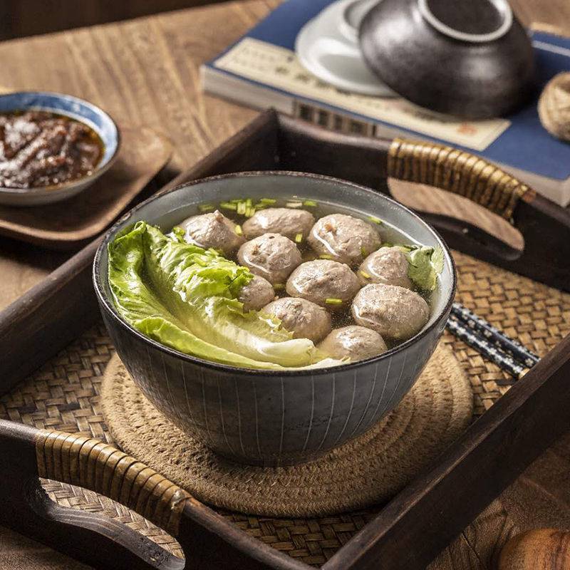 金奕兴潮汕手工牛肉丸手打牛筋丸潮州丸子家用火锅麻辣烫食材
