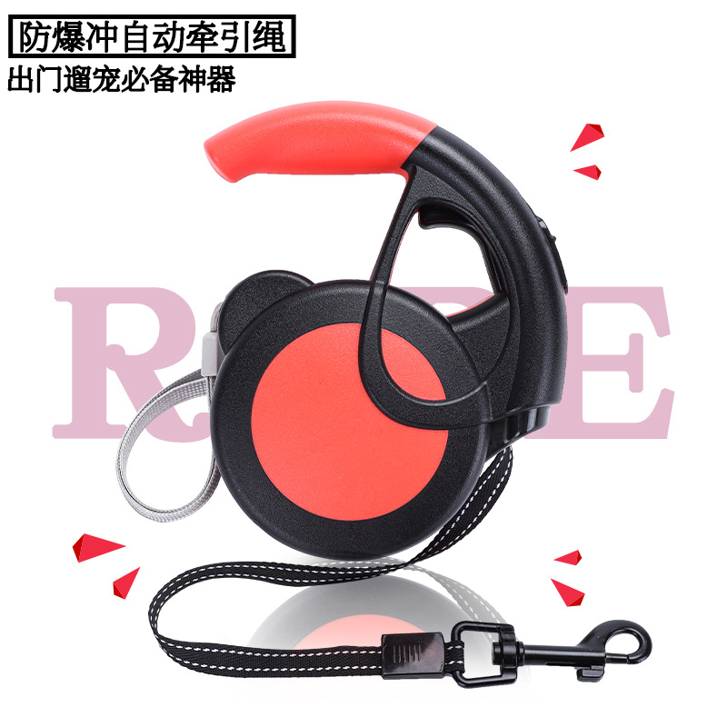 New Automatic Dog Traction Retractable Automatic Explosion-Proof Outdoor Dog Leash Retractable Free Anti Breaking Loose Safety Rope